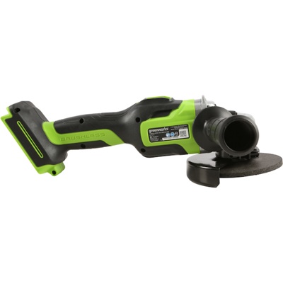 Угловая шлифовальная машина аккумуляторная Greenworks 24V GD24AG (без АКБ и ЗУ)- фото5