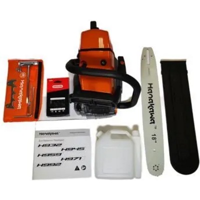 Бензопила цепная H959 Hanakawa 4,2л.с., 3100Вт, объем 59 см3- фото5