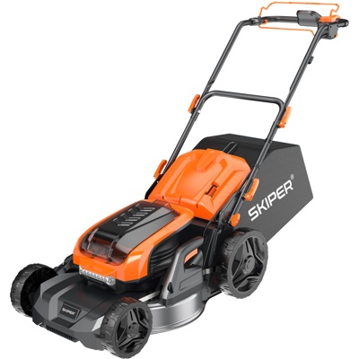 ГАЗОНОКОСИЛКА АККУМУЛЯТОРНАЯ SKIPER SW480 (48СМ,САМОХОД,БЕСЩЁТ.ДВИГ,МУЛЬЧ.,4АКК*21В*4А/Ч) АРТИКУЛ: SSW480.00