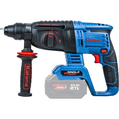 ПЕРФОРАТОР АККУМУЛЯТОРНЫЙ KATANA RH6500 (21В,БЕЗ АКБ/ЗУ, БЕСЩ., 2,6ДЖ,3 РЕЖ.,SDS+,3СВЕРЛА,КЕЙС) АРТИКУЛ: KRH6500.00- фото3