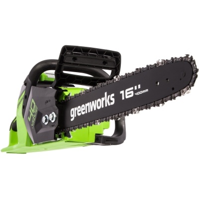 Цепная пила аккумуляторная Greenworks 40V GD40CS18K4 (с 1хАКБ 4Ач и ЗУ) 40 см- фото6