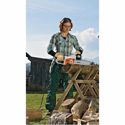 Электрическая пила STIHL MSE 141 C-Q (35 см) бытовая, 1.4 кВт, шаг цепи: 3/8 дюйма, длина шины: 35 см, 4.1 кг- фото3
