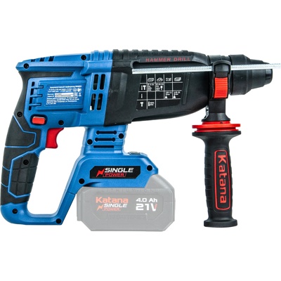 ПЕРФОРАТОР АККУМУЛЯТОРНЫЙ KATANA RH6500 (21В,БЕЗ АКБ/ЗУ, БЕСЩ., 2,6ДЖ,3 РЕЖ.,SDS+,3СВЕРЛА,КЕЙС) АРТИКУЛ: KRH6500.00- фото4