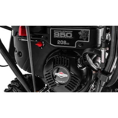 Снегоотбрасыватель CHAMPION ST656BS, 6,5 л.с.,захват шир.56 см, 6F/2R колеса,бак 3 л- фото4