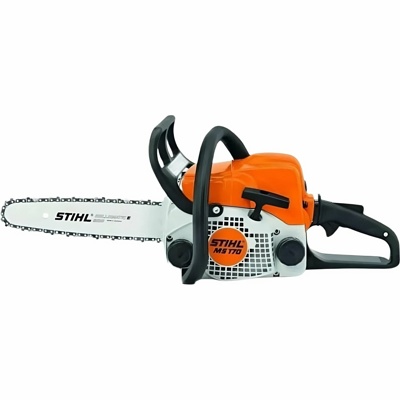 Бензопила STIHL MS 170,1.3 кВт, шаг цепи: 3/8 дюйма, длина шины: 35 см, 3.9 кг- фото2