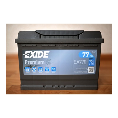 EXIDE PREMIUM R+ (77 A/h) 760A EA770 Аккумулятор автомобильный Хит продаж- фото3