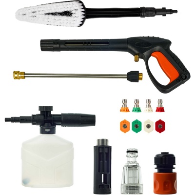 МОЙКА ВЫСОКОГО ДАВЛЕНИЯ SKIPER PM-200 PRO (2700 ВТ, 200 БАР, БЕСЩЁТ.ДВИГ, 420 Л/Ч, КАТУШКА, ЩЁТКА) АРТИКУЛ: SPM200PRO.00- фото6