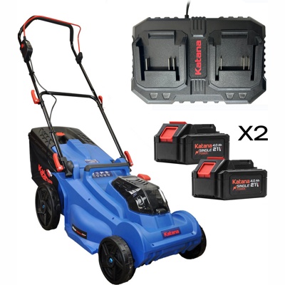 ГАЗОНОКОСИЛКА АККУМ.KATANA KW430+2 АККУМ.KATANA B4000 SINGLEPOWER+ЗАРЯДНОЕ УСТР.KATANA С5000-1 АРТИКУЛ: KKW430+2KB4000+KCС5000-1- фото