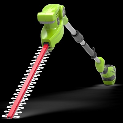 Кусторез аккумуляторный Greenworks 40V G40PHA (без АКБ и ЗУ) 51см штанговый- фото