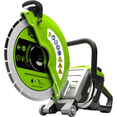 Бетонорез аккумуляторный Greenworks 82V PC141 (без АКБ И ЗУ) 4,3 КВт бесщеточный- фото