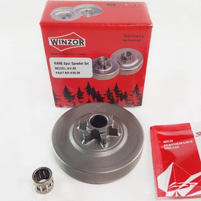 Барабан сцепления HU55 литой (+подшипник)