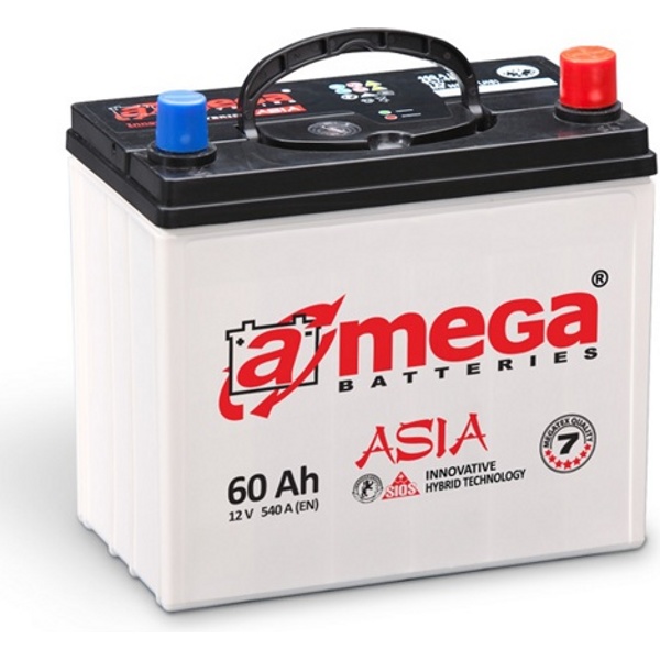 A-Mega Asia R+ (60Ah) Аккумулятор автомобильный