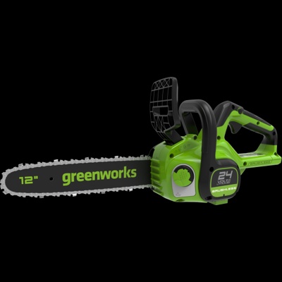 Цепная пила аккумуляторная Greenworks 24V GD24CS30 (1xАКБ 2Ач и ЗУ) 30см- фото2