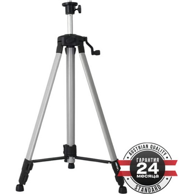 Штатив для лазерного уровня ROGEL LTR-03, алюминий, 0.55-1.5 м, 3 уровня, резьба 5/8 дюйма